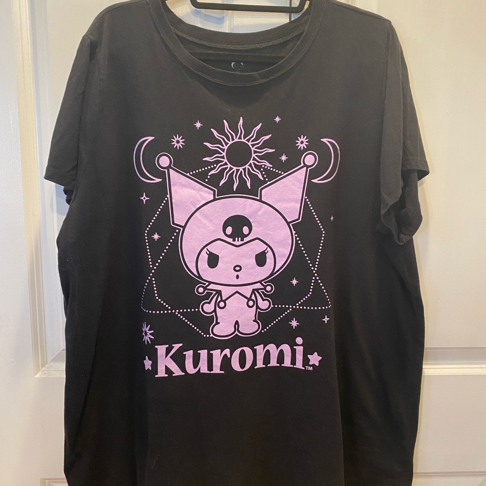 3x Torrid T-shirt cotton. Kuromi. Great condition. Never dried in dryer.